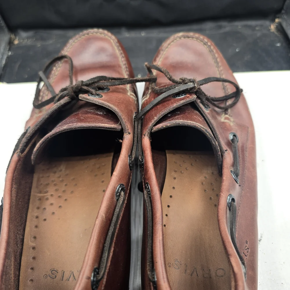 Orvis Men's Brown‎ Leather Loafers
